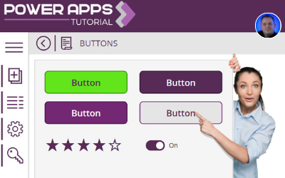 Power Apps Buttons & OnSelect