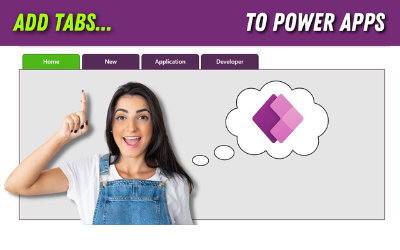 How to Add Tabs in Power Apps