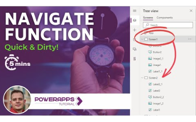 Power Apps: Navigate Function