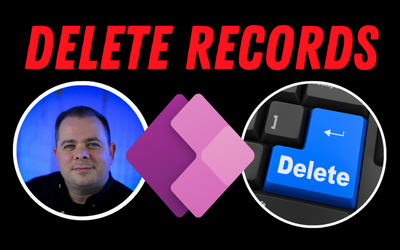 Delete Records in Power Apps by Using Remove